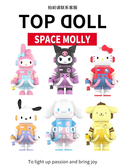 POPMART泡泡玛特SPACE MOLLY400%三丽鸥家族潮玩大娃MEGA珍藏手办