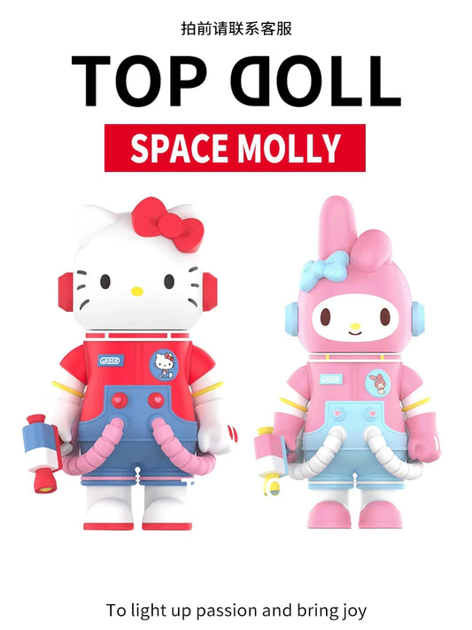 POPMART泡泡玛特SPACE MOLLY400%三丽鸥家族潮玩大娃MEGA珍藏手办